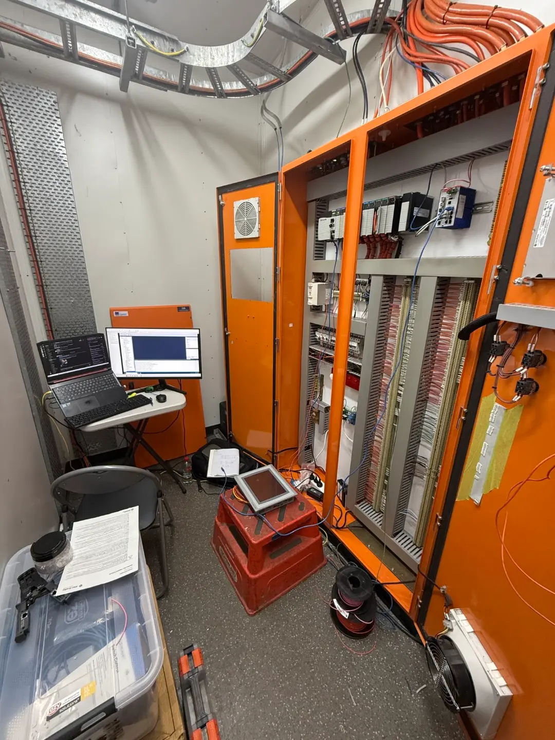 Industrial switchboard and OT control room — Beetle Engineering Mackay